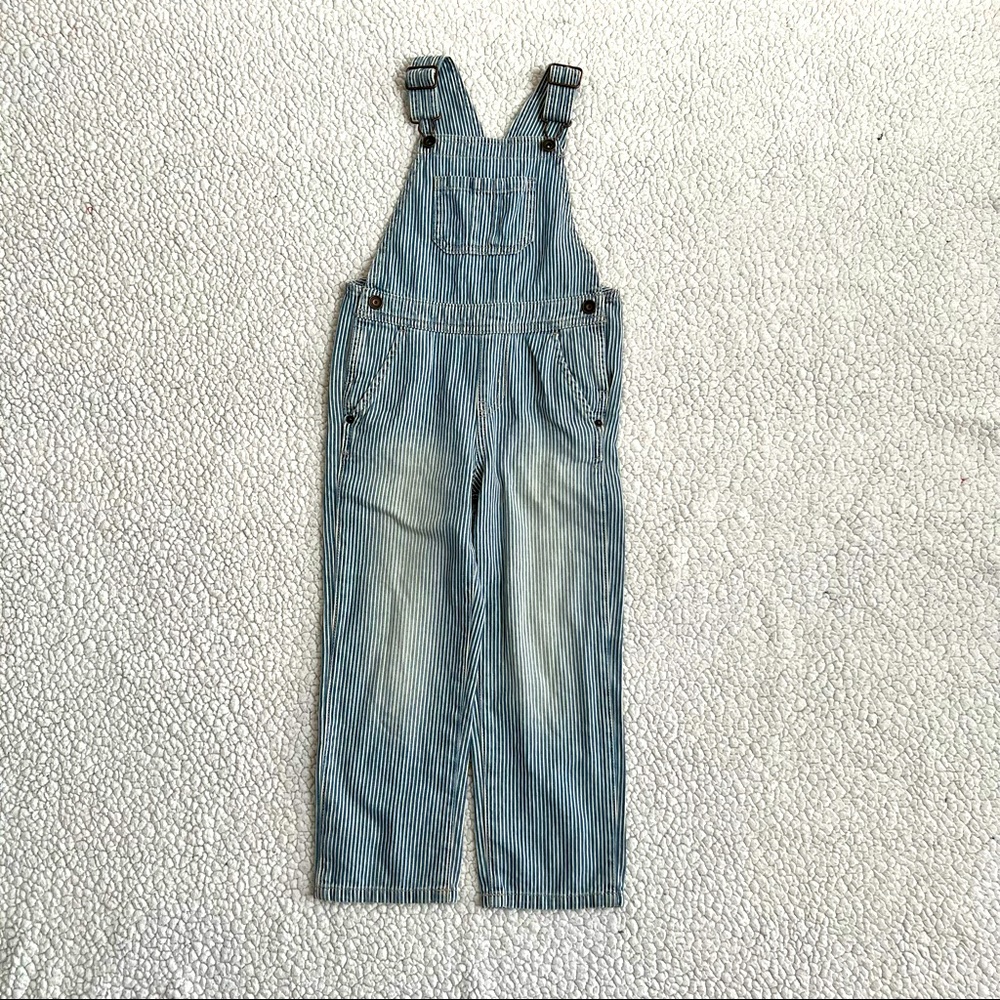 Pin stripped overalls size 5 NEW